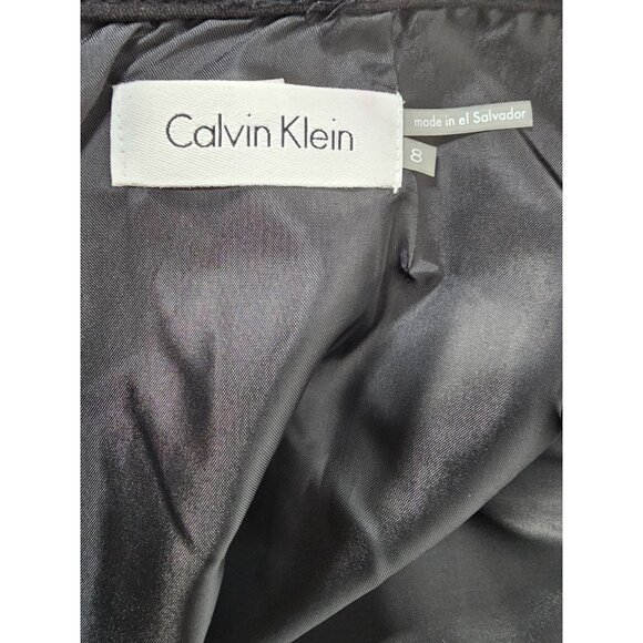 Womens Calvin Klein Black Pencil Skirt Size 8 - Picture 9 of 10